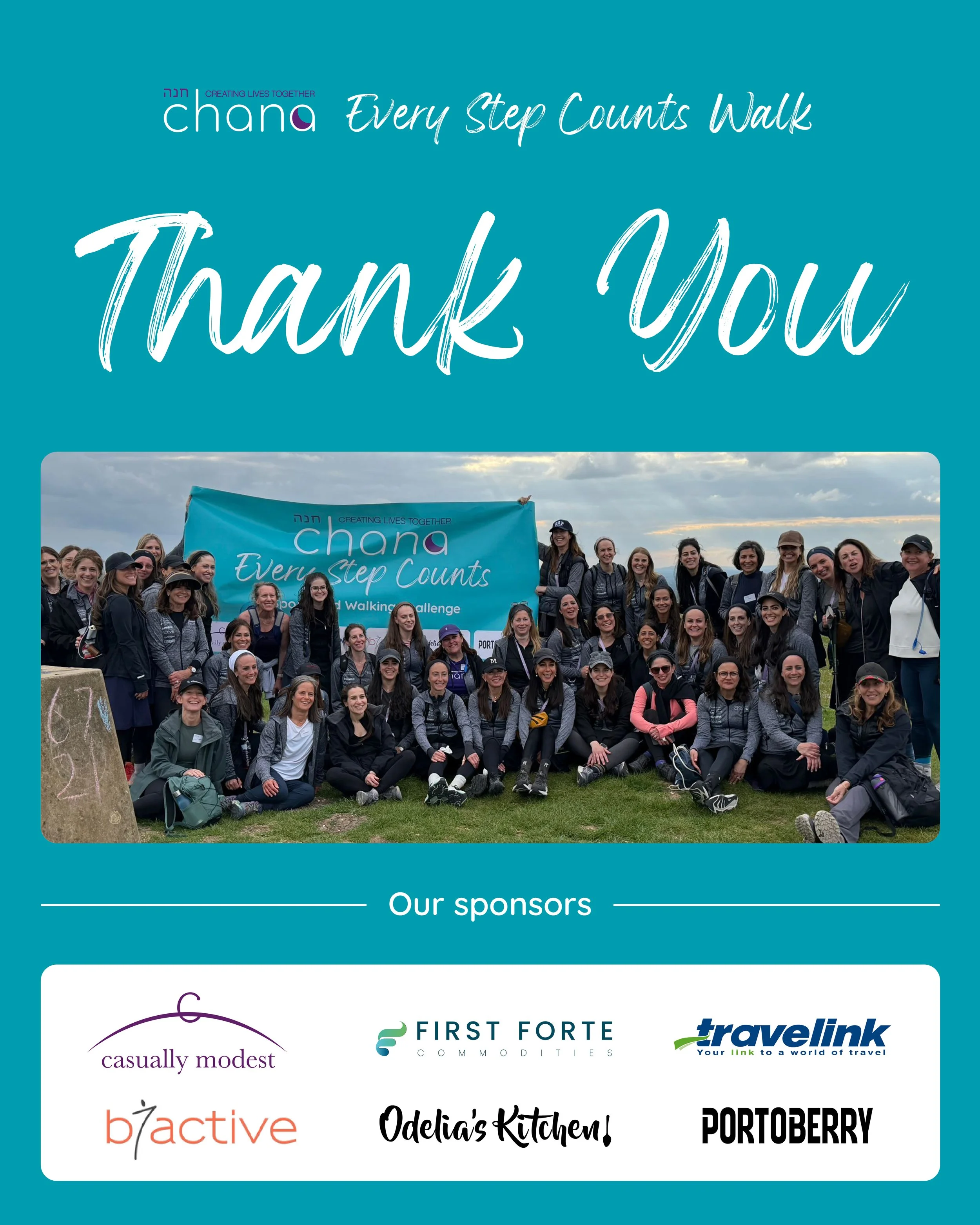 Sponsored Walking Challenge - Every Step Counts 