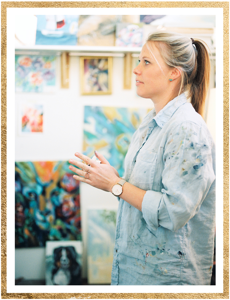 Personalized Artwork Commission a Painting Abstract Art Jennie