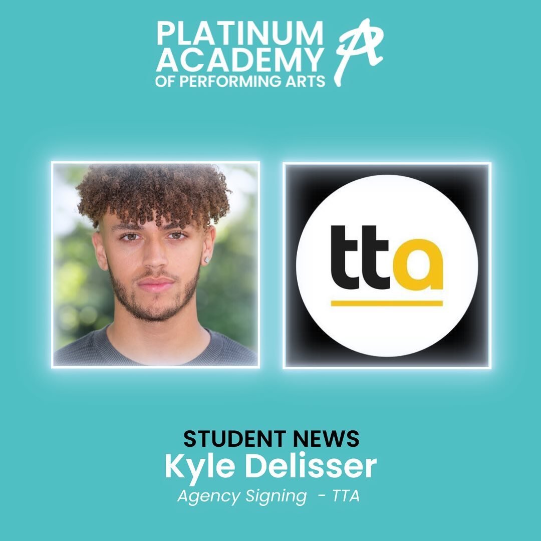 Congratulations to our 3rd year student Kyle Delisster who has signed with @ttaadults we are very proud of our students &amp; excited Platinum Academy continues with our 100% success rate of graduates leaving with agent representation.🌟
-
-
#platinu