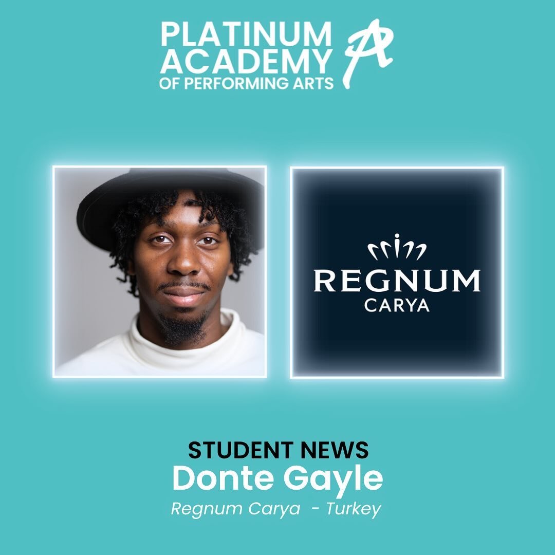 Congratulations to our Third year Donte who has headed to Turkey working on a brand new production show choreographed by @mrgazdavis 🌟
-
#platinumacademy #northlondon #enjoyenfield #edmontongreen #winchmorehill  #enfieldtown #barnet #finchley #camde