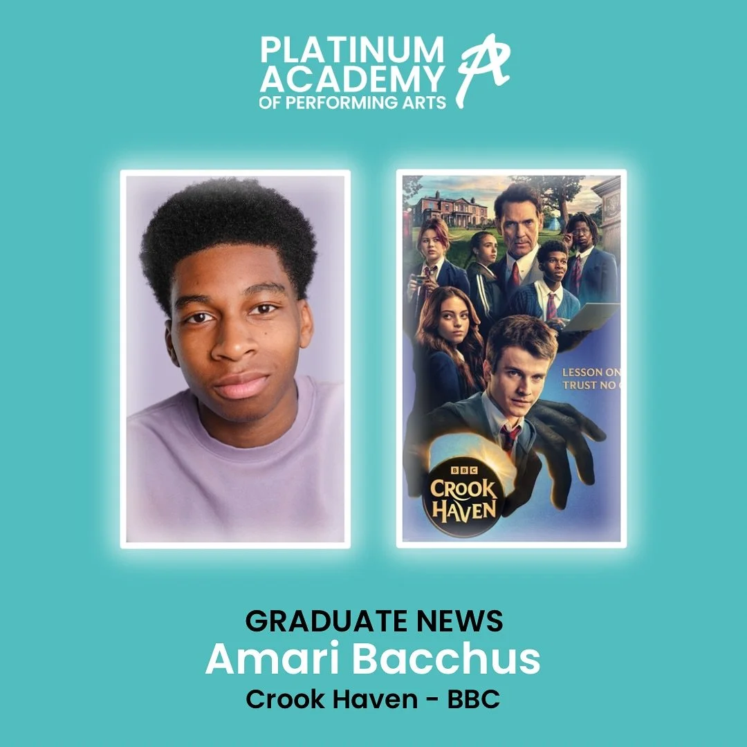 Congratulations to our graduate, Amari, featuring in the new BBC series Crook Haven, out on BBC and BBC iPlayer in 2026!⭐️