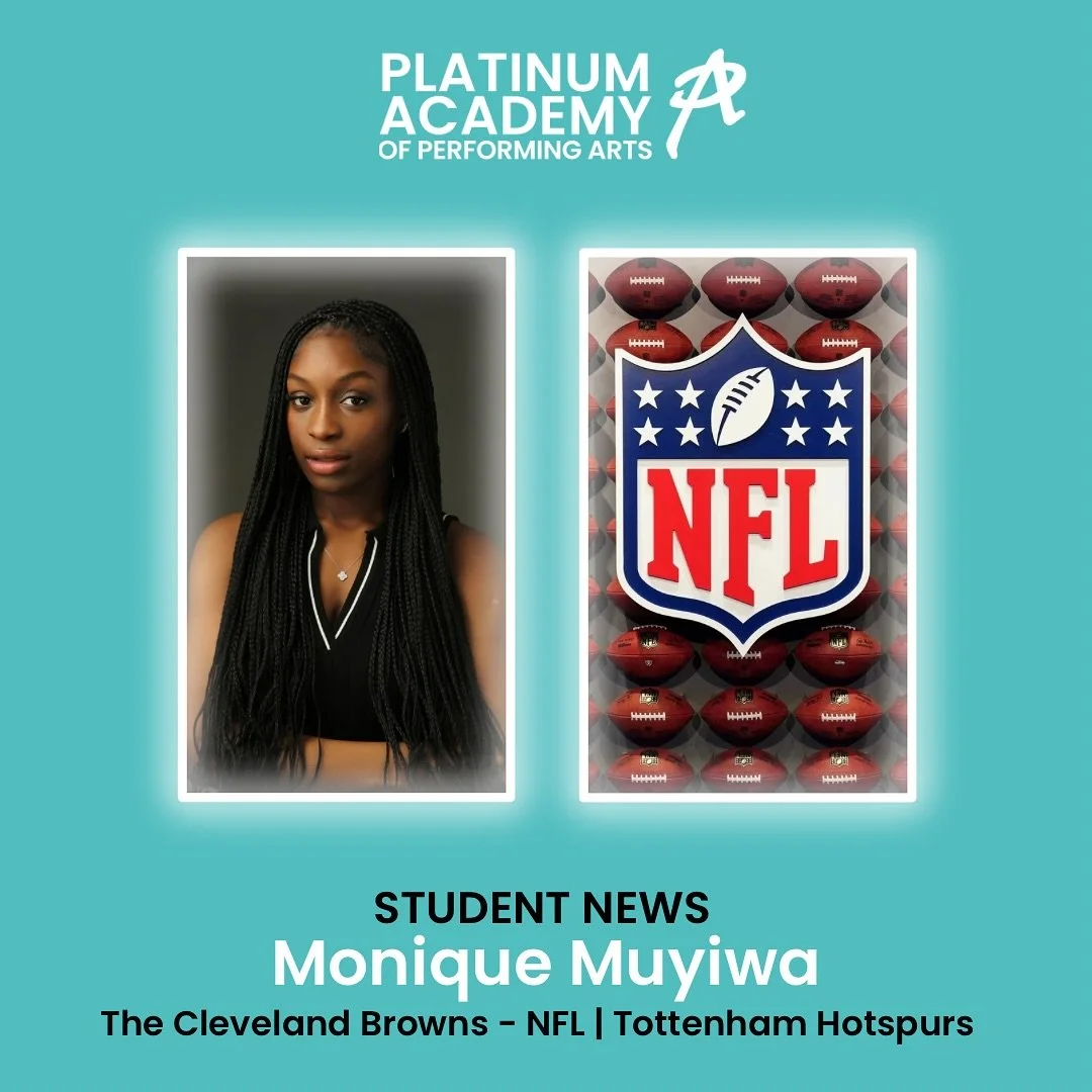 Congratulations to our third year student Monique for performing with the @nfl last weekend! Working with @daxocallaghan &amp; @rwsglobaltalent 🌟
