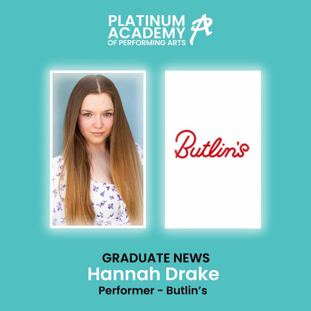 Huge congratulations to our graduate Hannah as she starts her contract at Butlin&rsquo;s!🌟