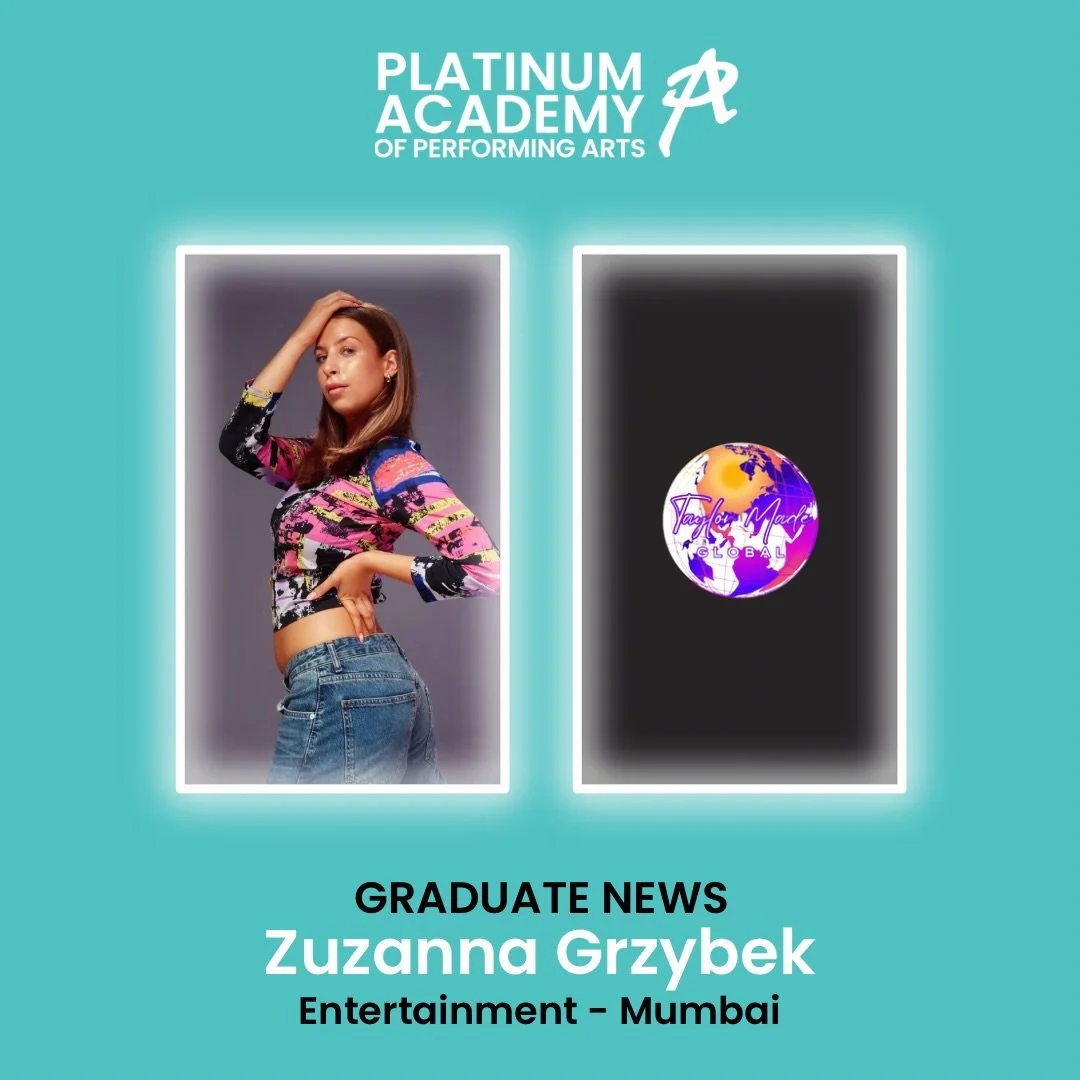 Congratulations to our graduate, Zuzanna, who begins a six-month dancer contract in India this week! ⭐️