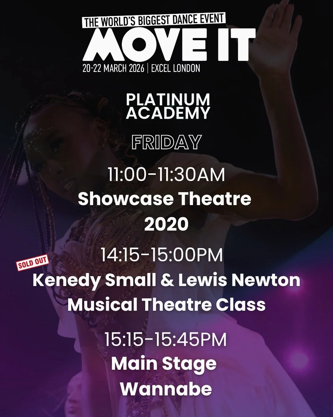 Our very own lineup for @moveitshow 2026! We can&rsquo;t wait to share what we&rsquo;ve been working on 👀✨Catch us performing all three days on the Main Stage and at the Showcase Theatre.
Don&rsquo;t forget to visit us at stand 432! #MOVEIT2026