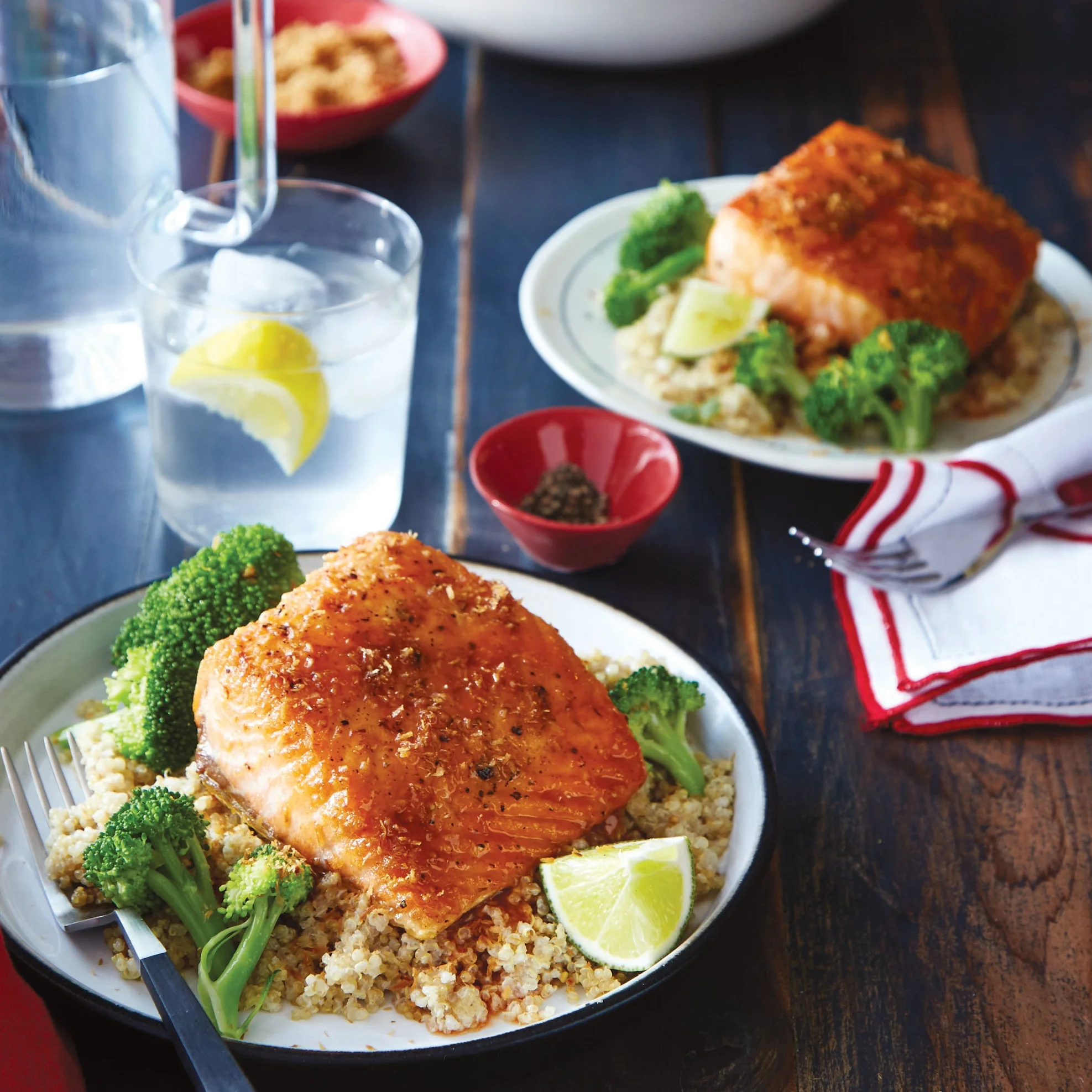 Pregame Honey-Lime Sriracha Salmon