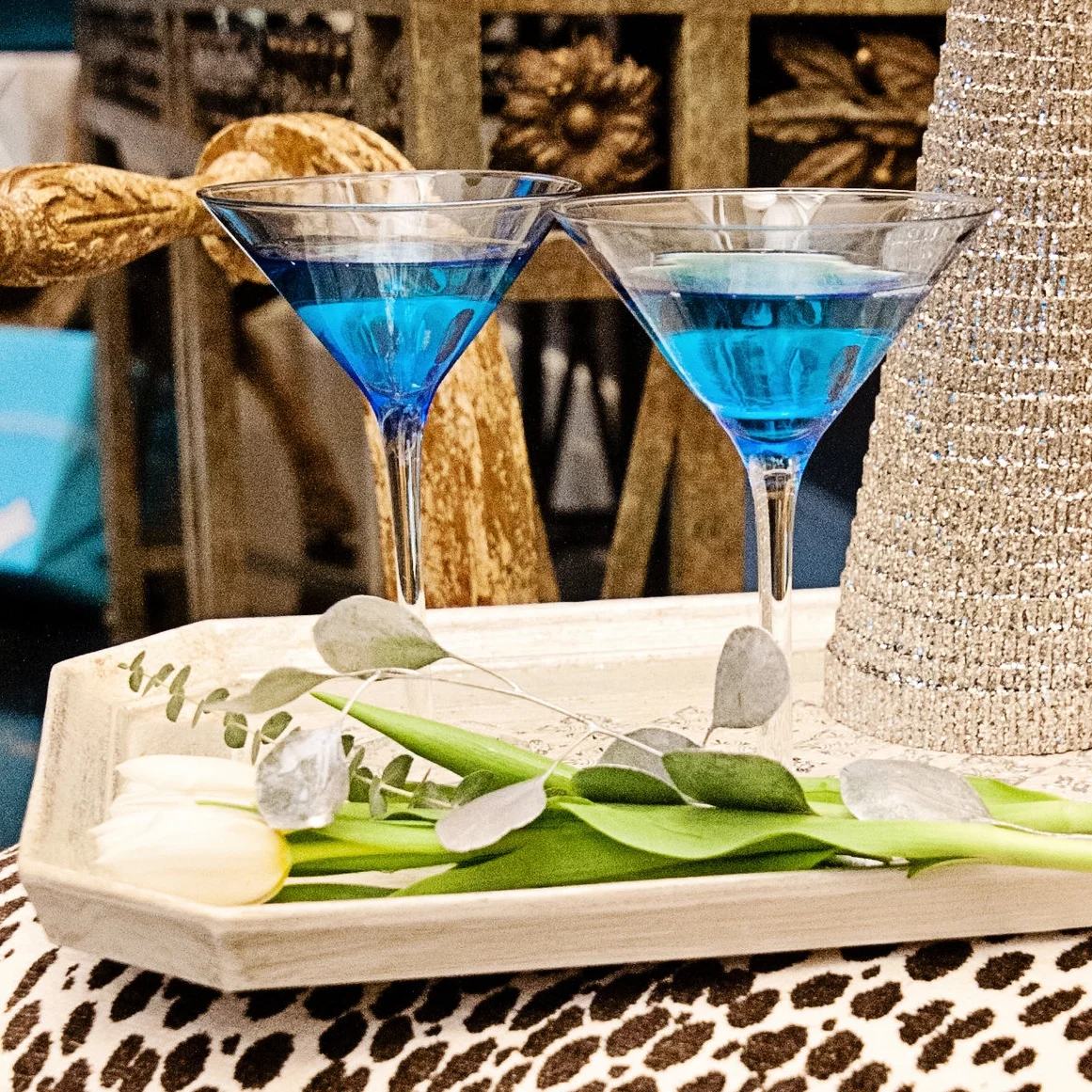 Blue Christmas Martini