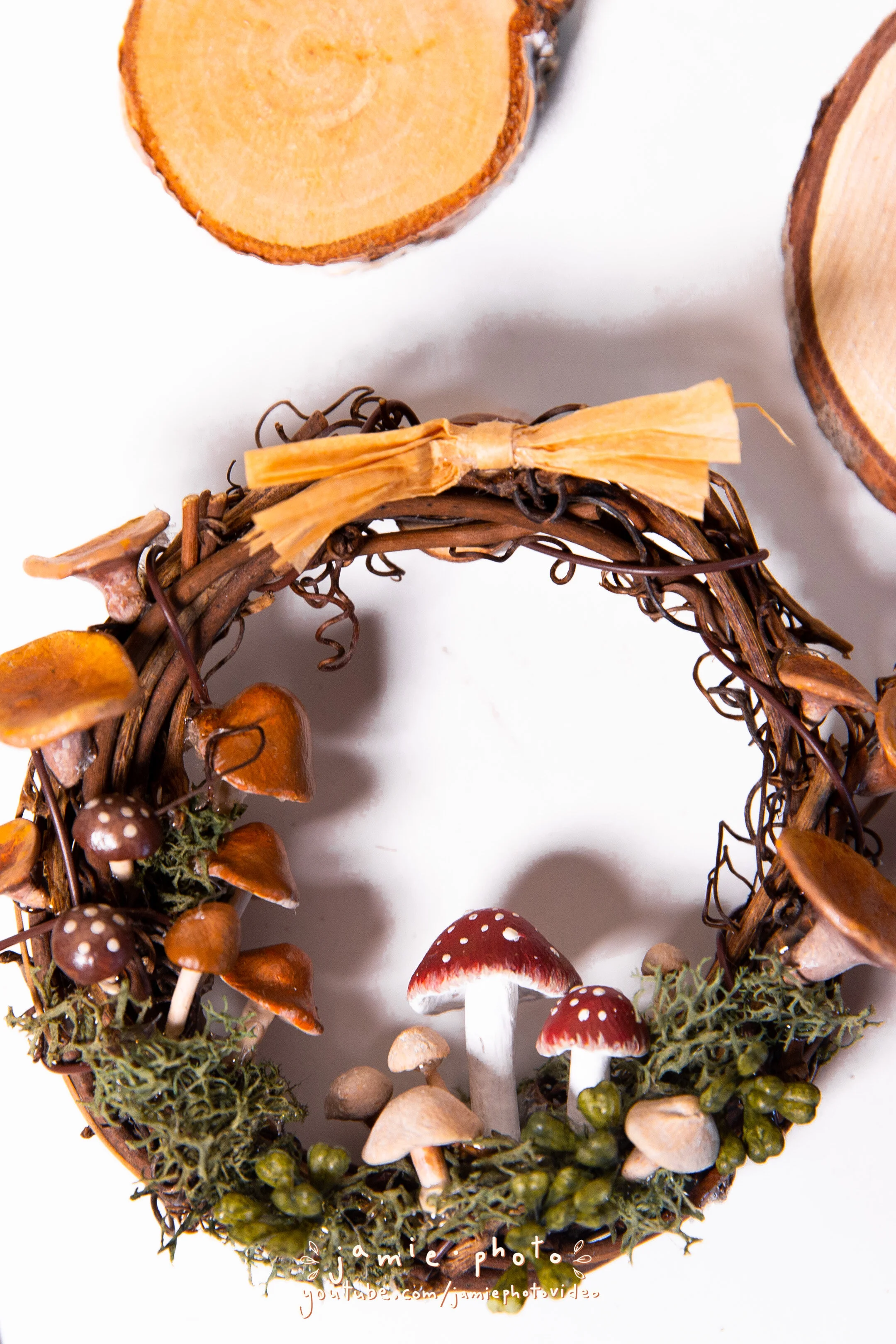 Animal Crossing Mushroom Wreath 