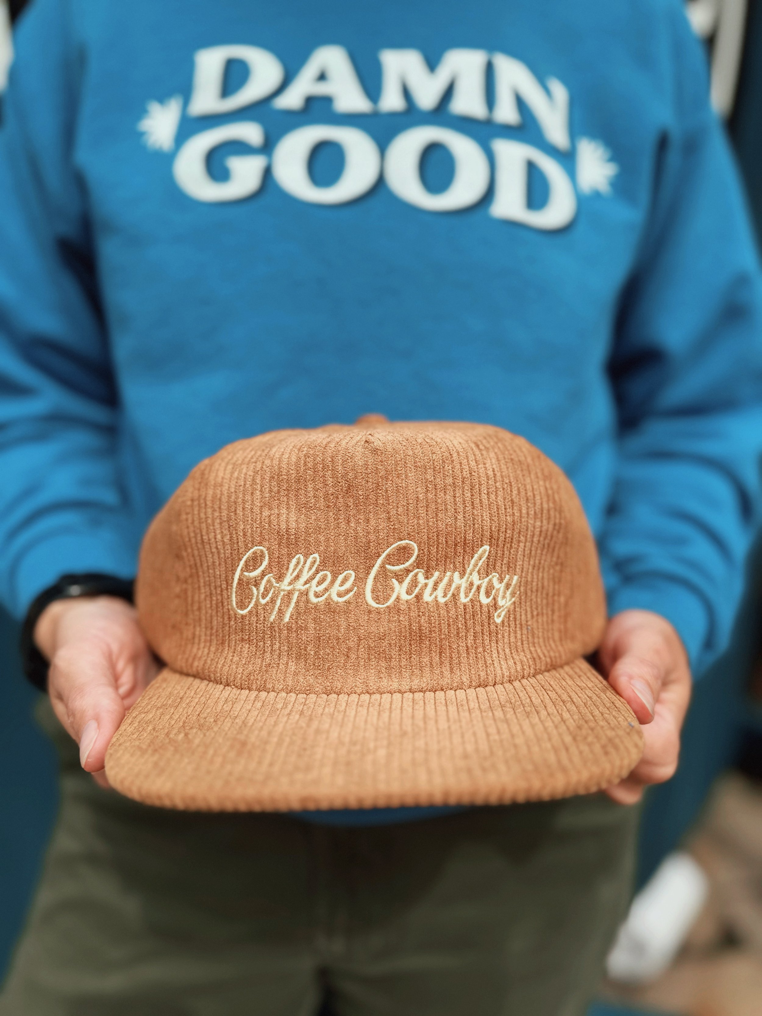 Corduroy Script Gramps Hat