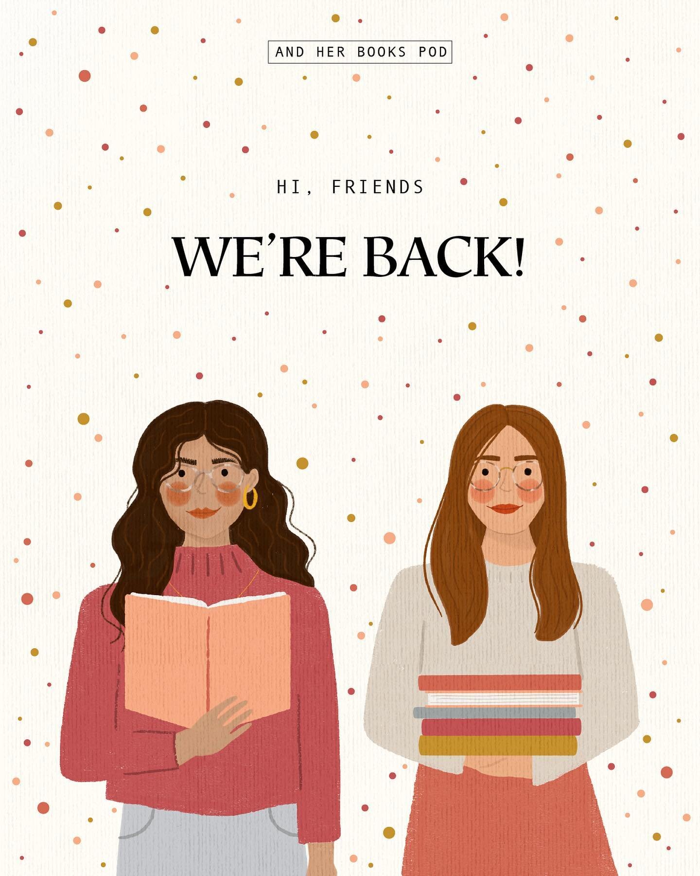 WE&rsquo;RE BACK! ✨

We are so excited to share that And Her Books is back! Our teaser episode is out now, all about the break we took and the new episode format we&rsquo;ll have moving forward.

You can listen at the link in our bio or anywhere you 