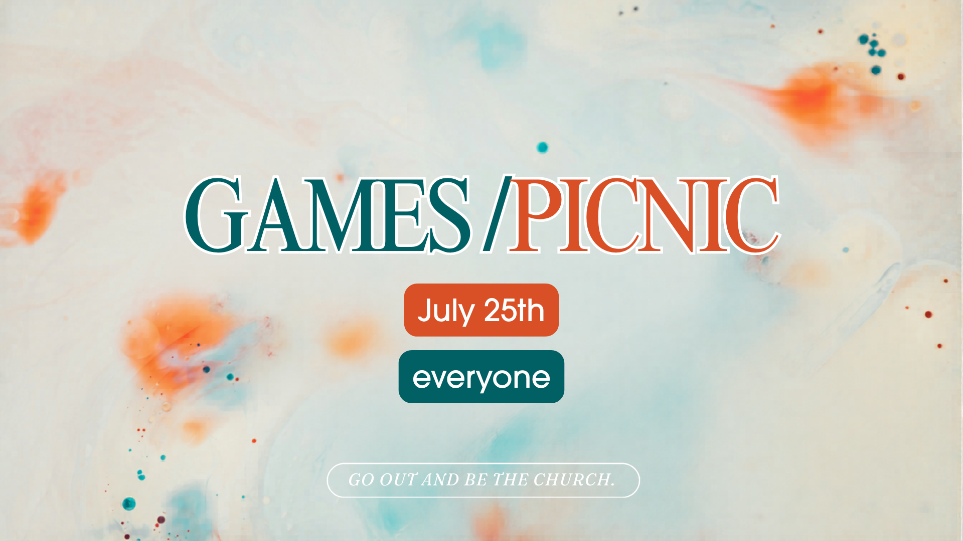 Games and Picnic in the Park
