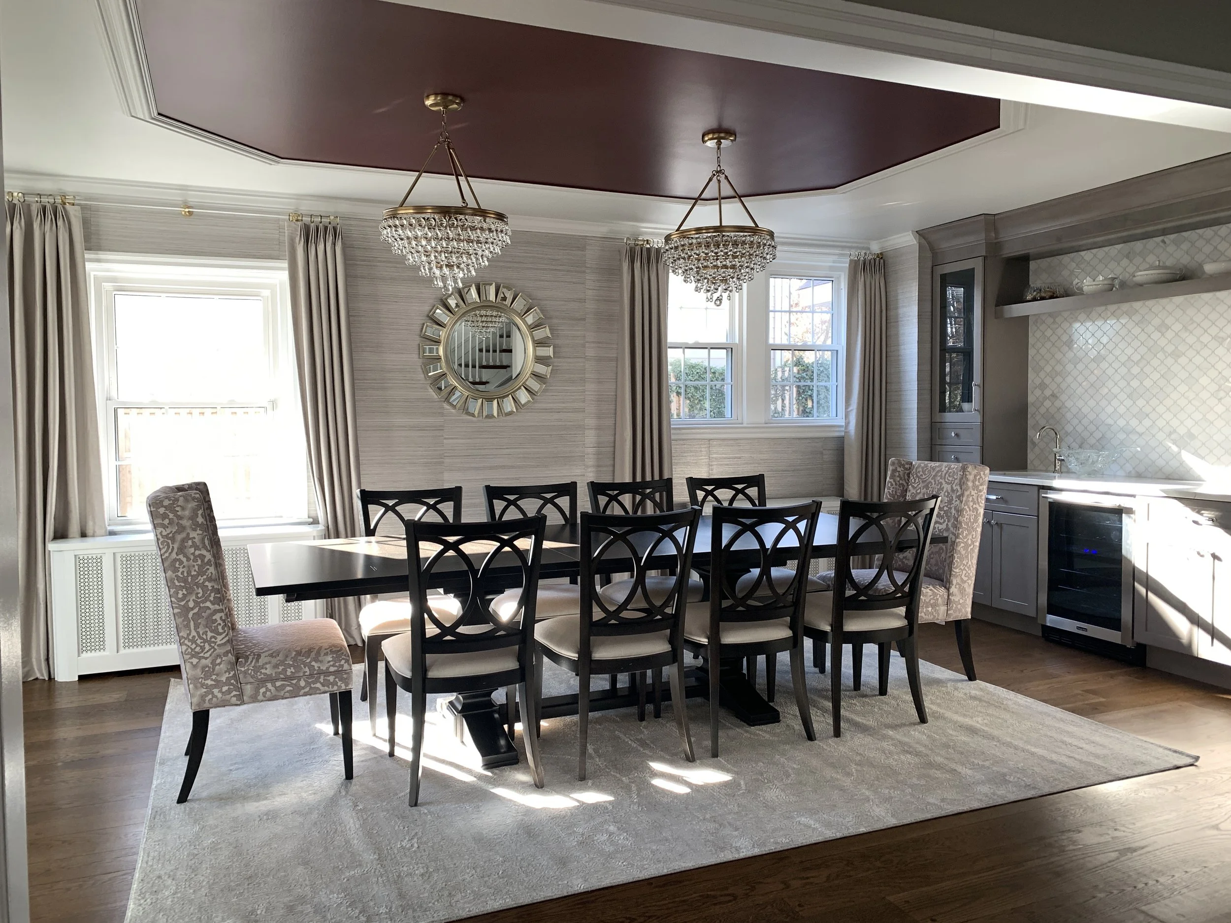 Haddonfield New Jersey Glamorous Dining Room