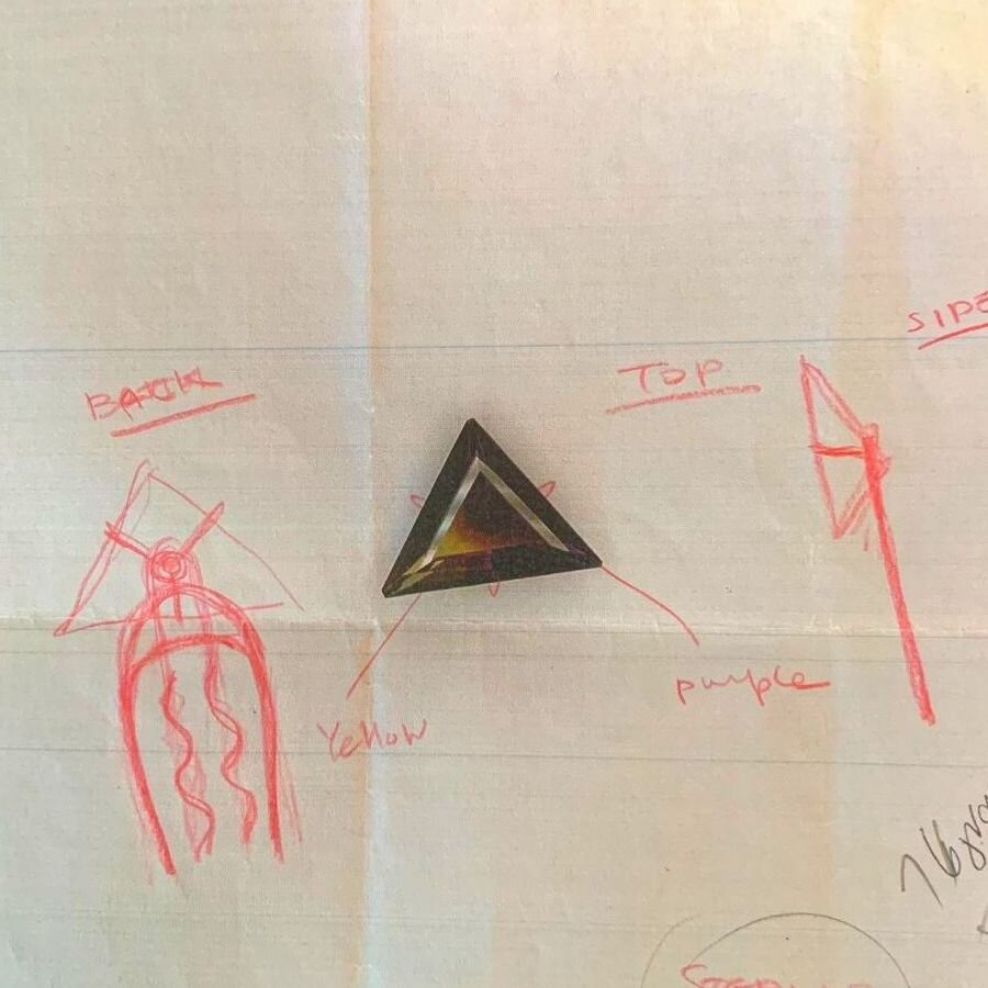 Drawing of triangular pin - jbjewels.com.jpeg