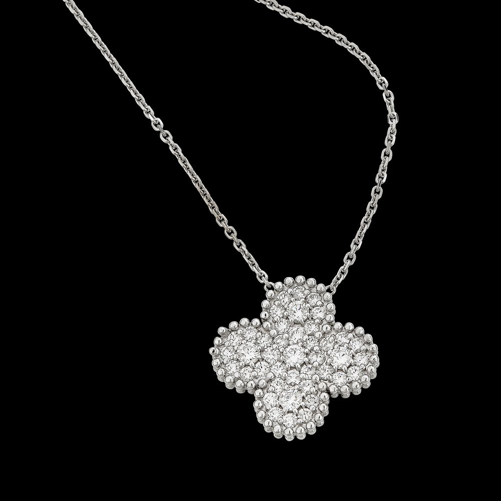 Diamond Clover Pendant and Necklace by Jane Becker for JBJewels.jpg