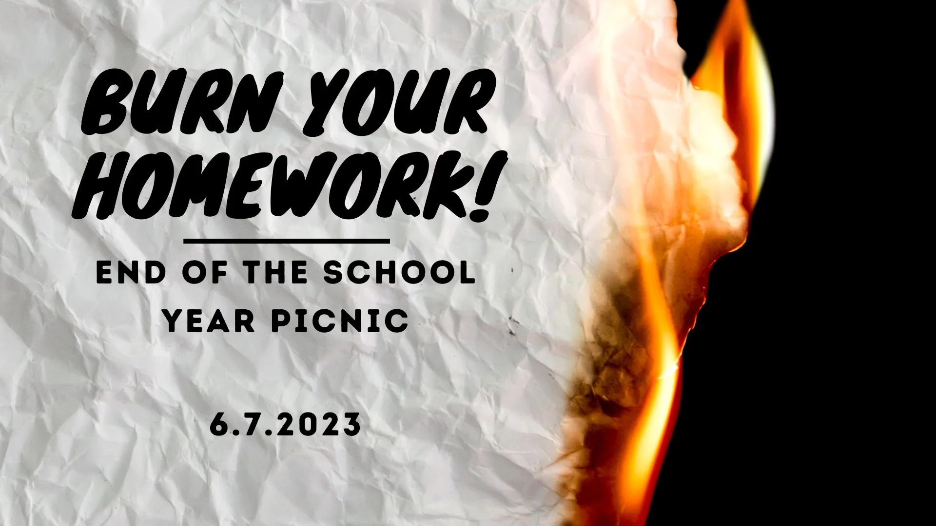 Burning Homework