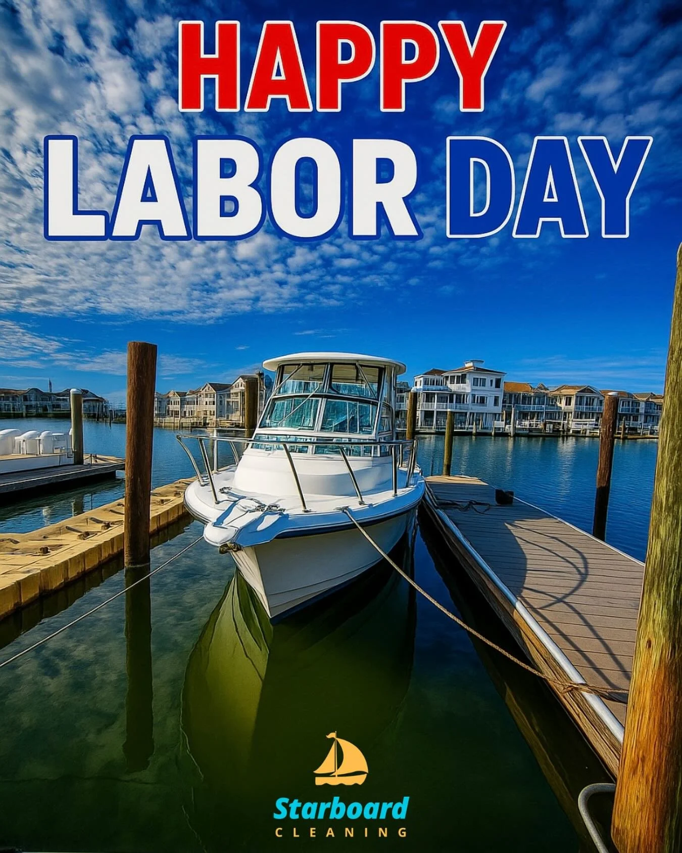 Happy Labor Day from us to you🛥️🇺🇸 Wishing everyone out there a good holiday‼️ 

#starboard #starboardcleaning #marinalife⚓️ #starboard  #boatdetailing #southjersey #oceancitynewjersey #boatlife #avalonnj #seaislecity #wildwoodnj #boatwashes #labo