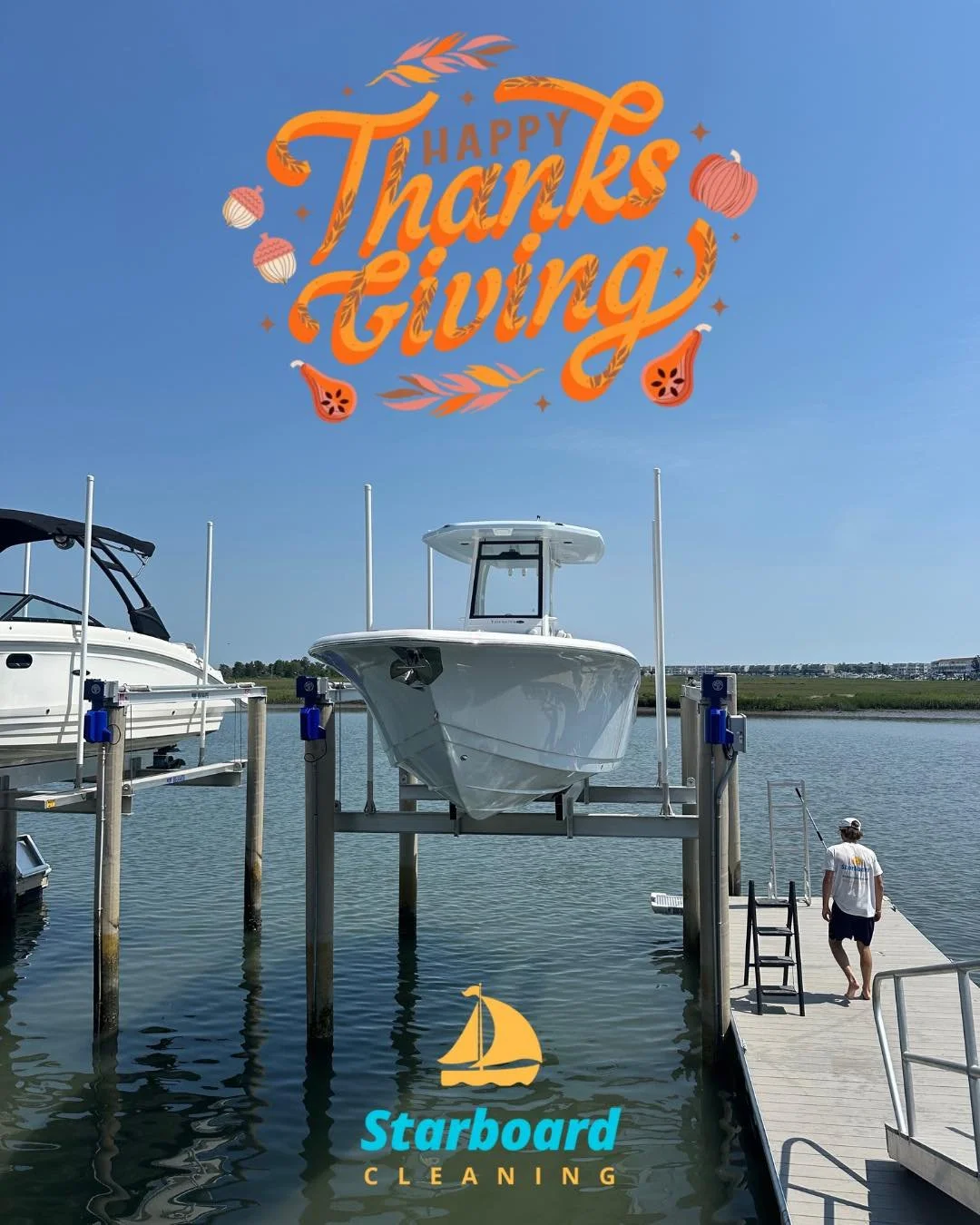 🍁Happy Thanksgiving from our crew to yours🦃

☀️Thank you to our loyal clients for trusting us with your vessel this season 🛥️🌊

Can&rsquo;t wait for 2026‼️

Contact Us: 
📞 (609)-354-7041
📧 info@starboardcleaning.com

Our Website link is in our 