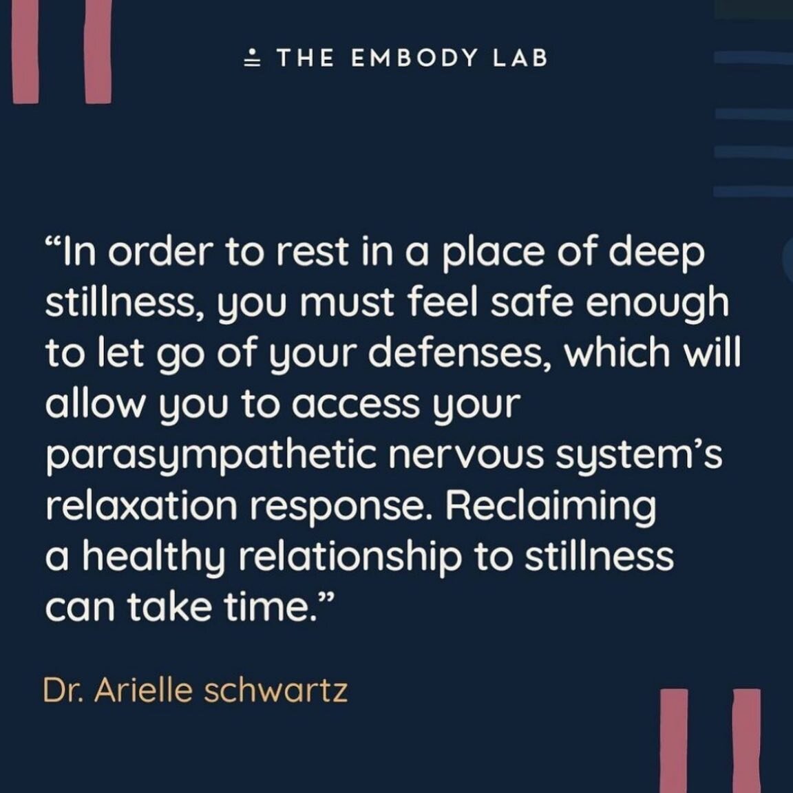 from @theembodylab
Although rest is an integral part of our body's rhythm, many of us have a complicated relationship to rest.
That's because our culture tends to condition us to believe that our self-worth is based on productivity. You might feel gu