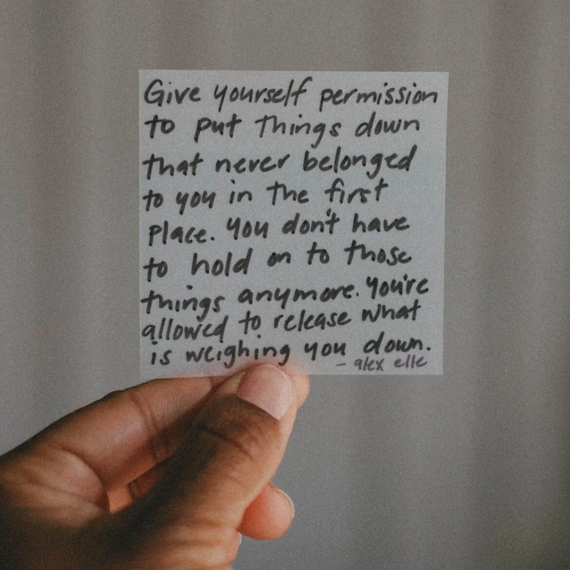 from @alex

Gentle Reminder: Dysfunctional relationships are not your resting place. Do not get comfortable there. You are worthy of ease, consideration, and care. Remember that before you stay stuck in situations that are not healthy for you.

Give 