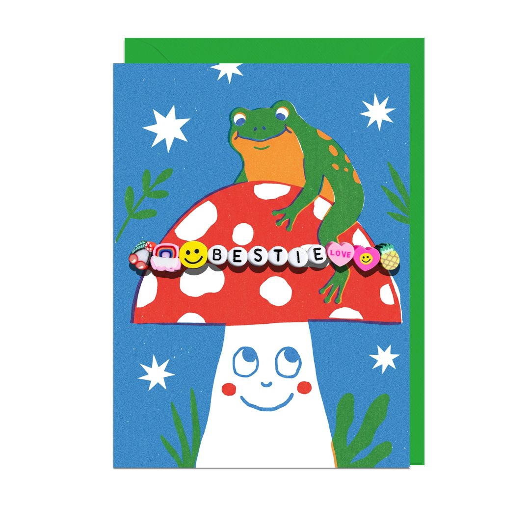 Toadstool Bestie Bracelet Card