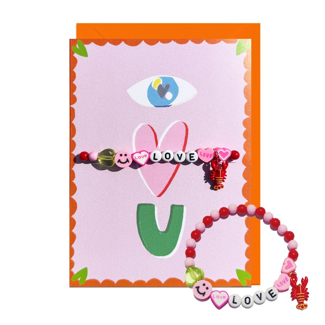 Eye Love U Bracelet Card
