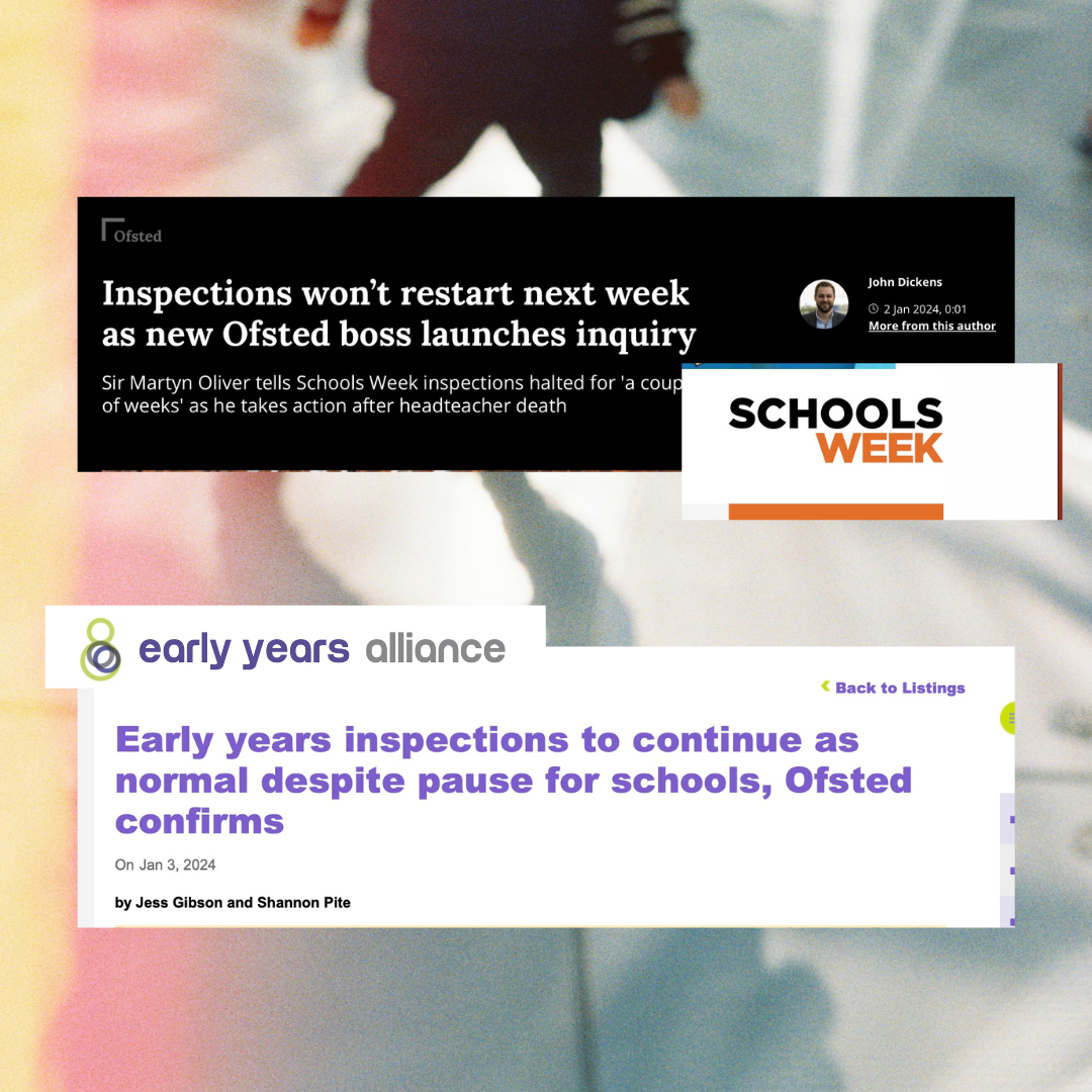 Ofsted Pause Proving How Undervalued The Early Years Sector Is