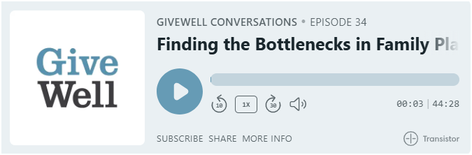 Finding the Bottlenecks in Family Planning Access