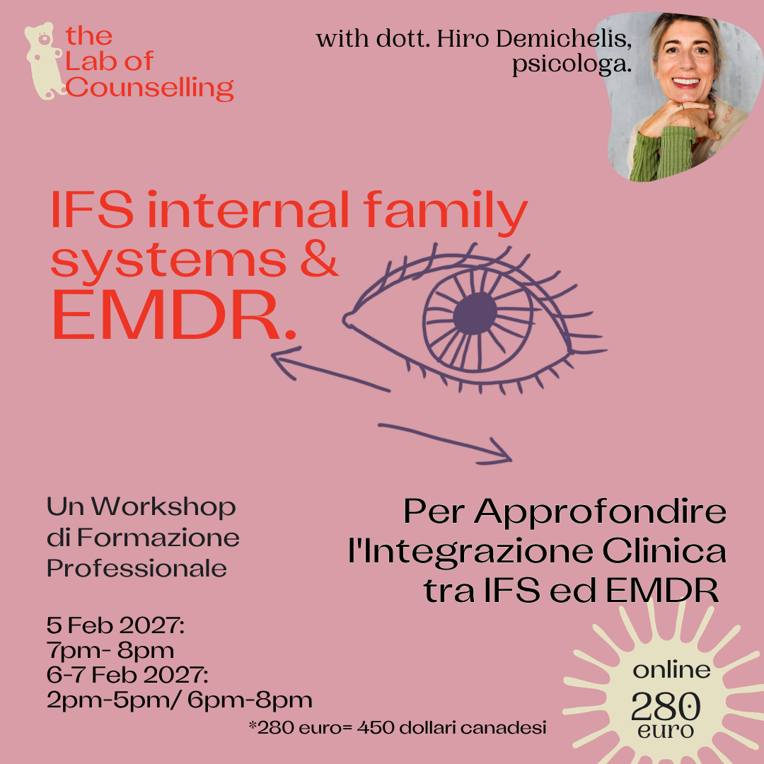 Workshop: (in italiano) IFS (Internal Family Systems) ed EMDR.