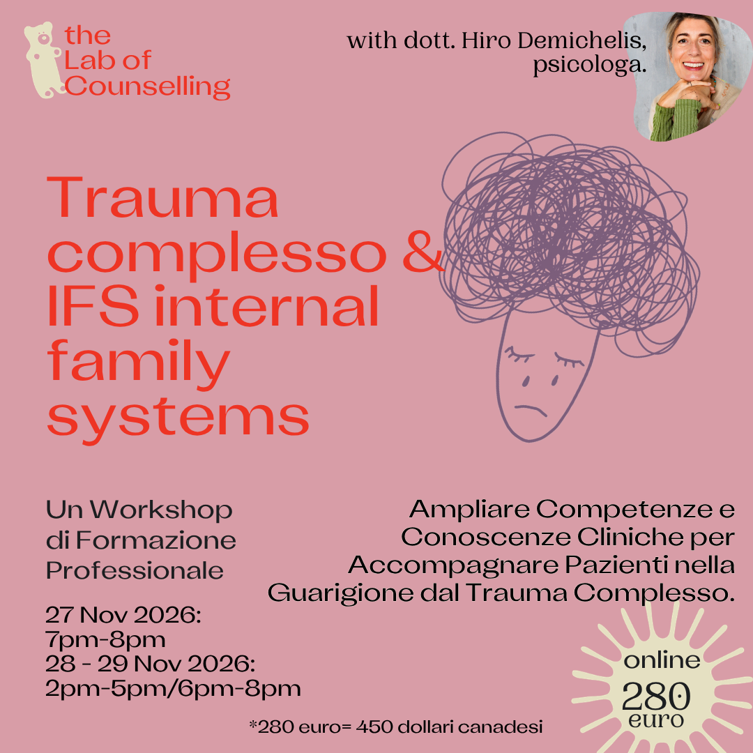Workshop: (in italiano) Trauma complesso e IFS (Internal Family Systems)