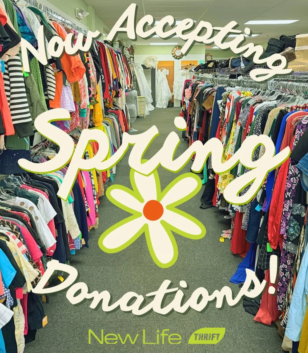 Feeling like real Spring out there 🌸🌷🪻Doing some Spring cleaning? We&rsquo;re taking donations! We&rsquo;re ready for warmer weather clothes, shoes, and items - bring them by 📦 

Donation Hours are&hellip;
📍Glenside or 📍Melrose &bull; Monday th