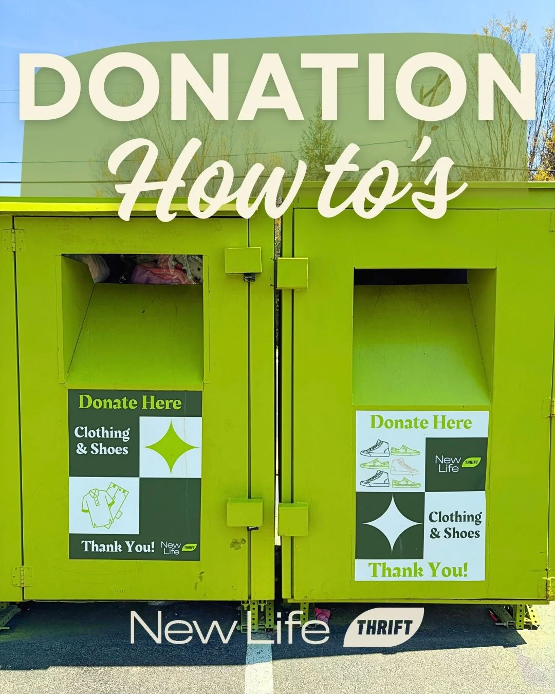 We&rsquo;re so grateful for your donations! With out them we wouldn&rsquo;t do what we do 😀 When bringing your donations to either our Glenside or Melrose locations please consider these &lsquo;how to&rsquo;s&rsquo; to help us keep all donations tid
