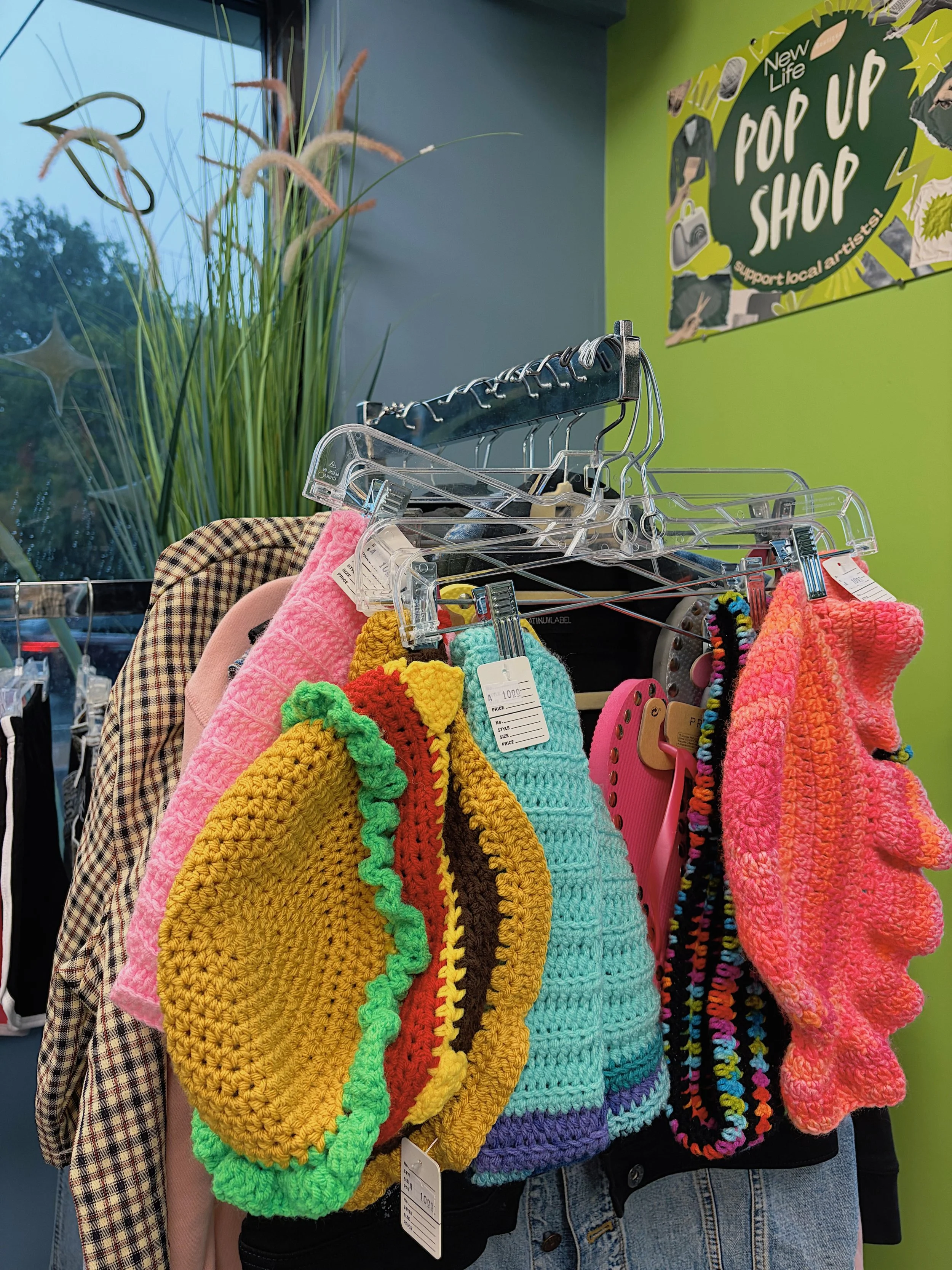 Have you stopped by our Boutique to check out our August artist of the month pop up?! This month is a collection designed &amp; created by dopeish black 💚&nbsp;

This collection will be available at the Boutique location until 8/31, so check it out 