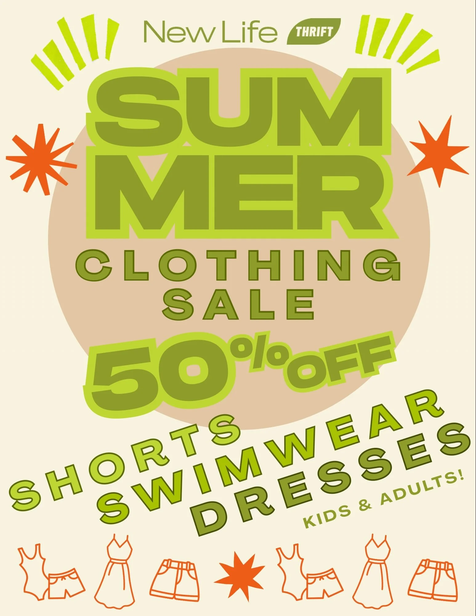 Our annual Summer Clothing Sale starts today! 50% off all shorts, swimwear, and dresses (all sizes/gender!) Plus tomorrow starts our new tag sales for the week 🤎💛🩵🩷💚

📍Glenside &bull; 30% off blue &amp; pink tags / 50% off tan &amp; yellow tags