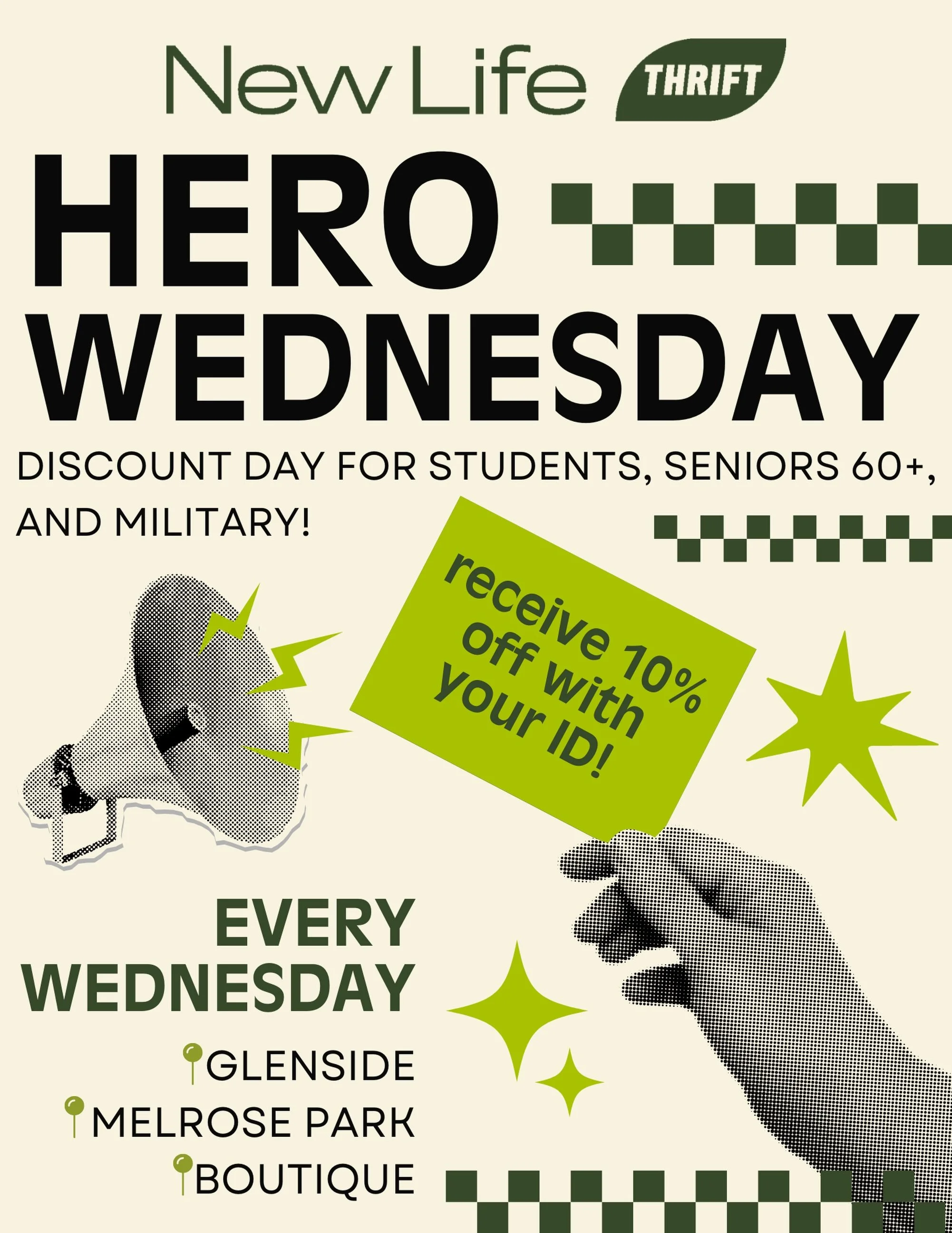 We haven&rsquo;t reminded folks in a bit, so here is your reminder! Wednesdays are always an extra 10% off for STUDENTS, Seniors 60+, &amp; Military! 

With college being back in session stop by on Wednesdays for dorm, apartment, and school needs wit