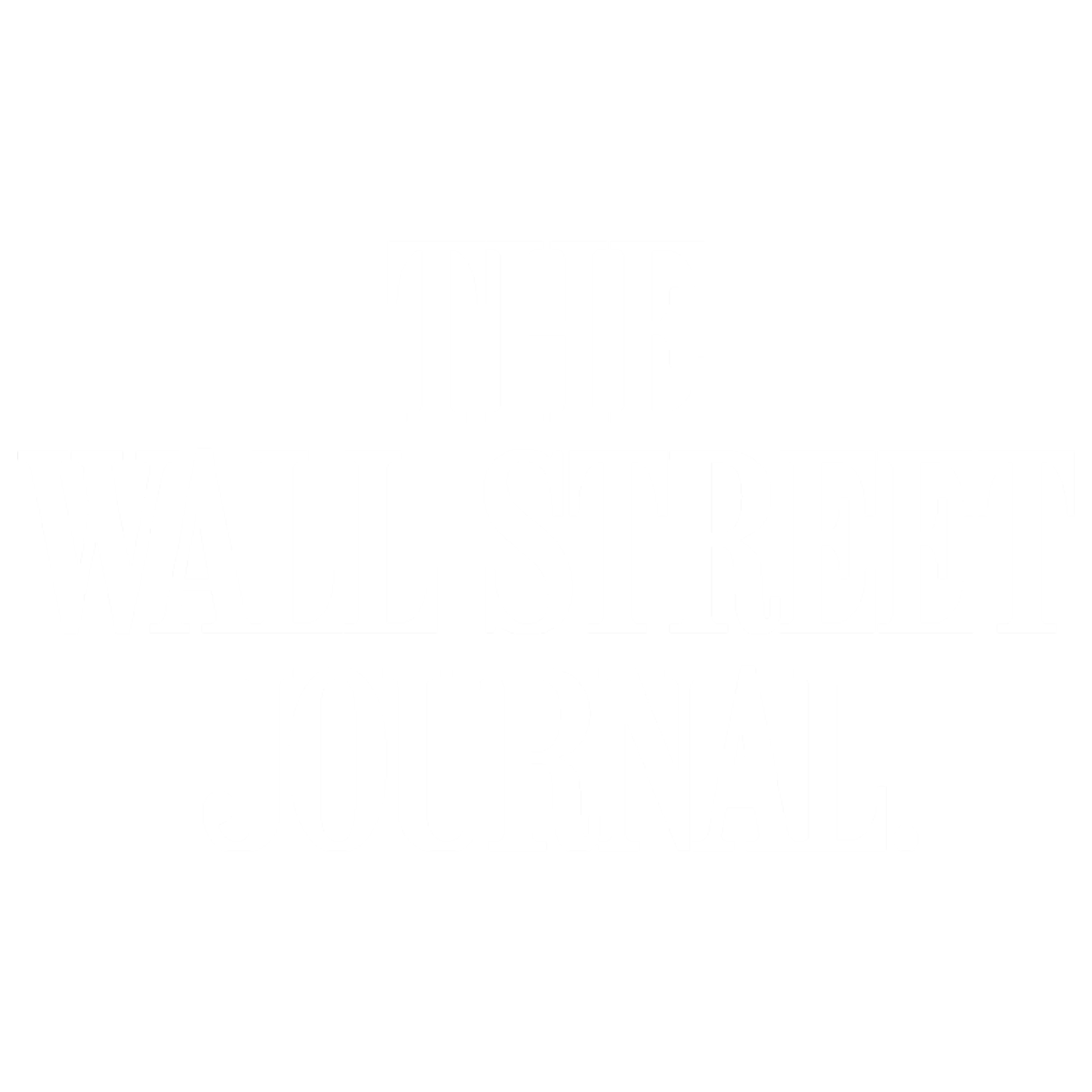 White WSJ logo.png