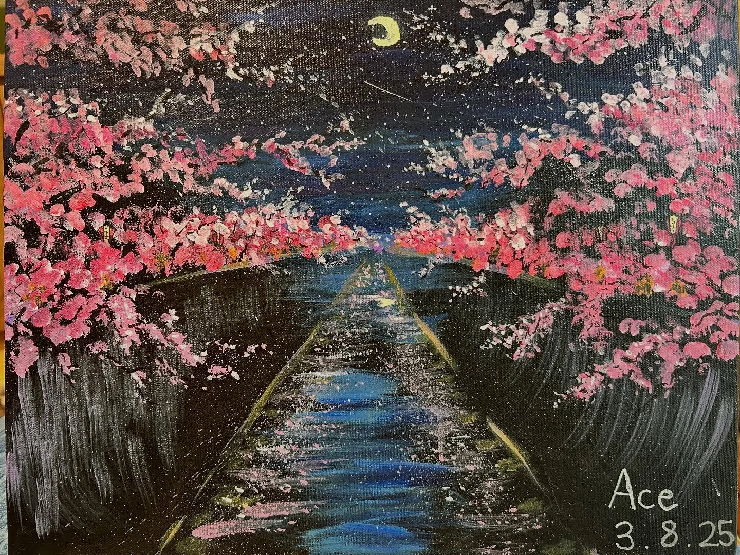 I had a birthday back in March. One of the things I absolutely love to do during special occasions is to do wine and paint events. My lady took me to an art bar in Ginza to paint some cherry blossoms. My birthday weekend was also topped with my favor