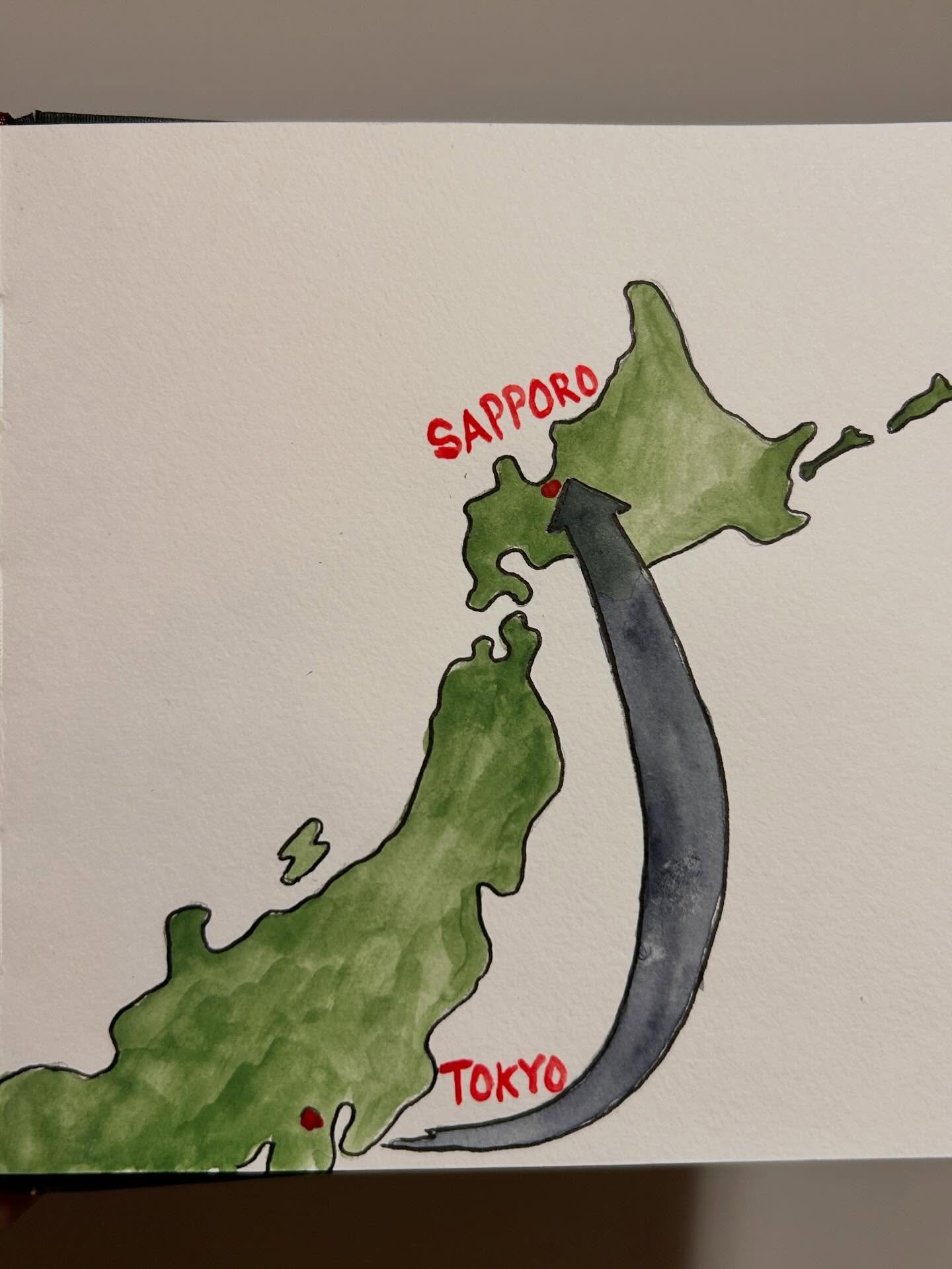 Off to Hokkaido this weekend to meet Sadiqa&rsquo;s father for the first time. Hokkaido is home for her so I&rsquo;ve really enjoyed watching my partner on this first day of this 4 day trip. There is a certain smile and twinkle in her eyes on this tr