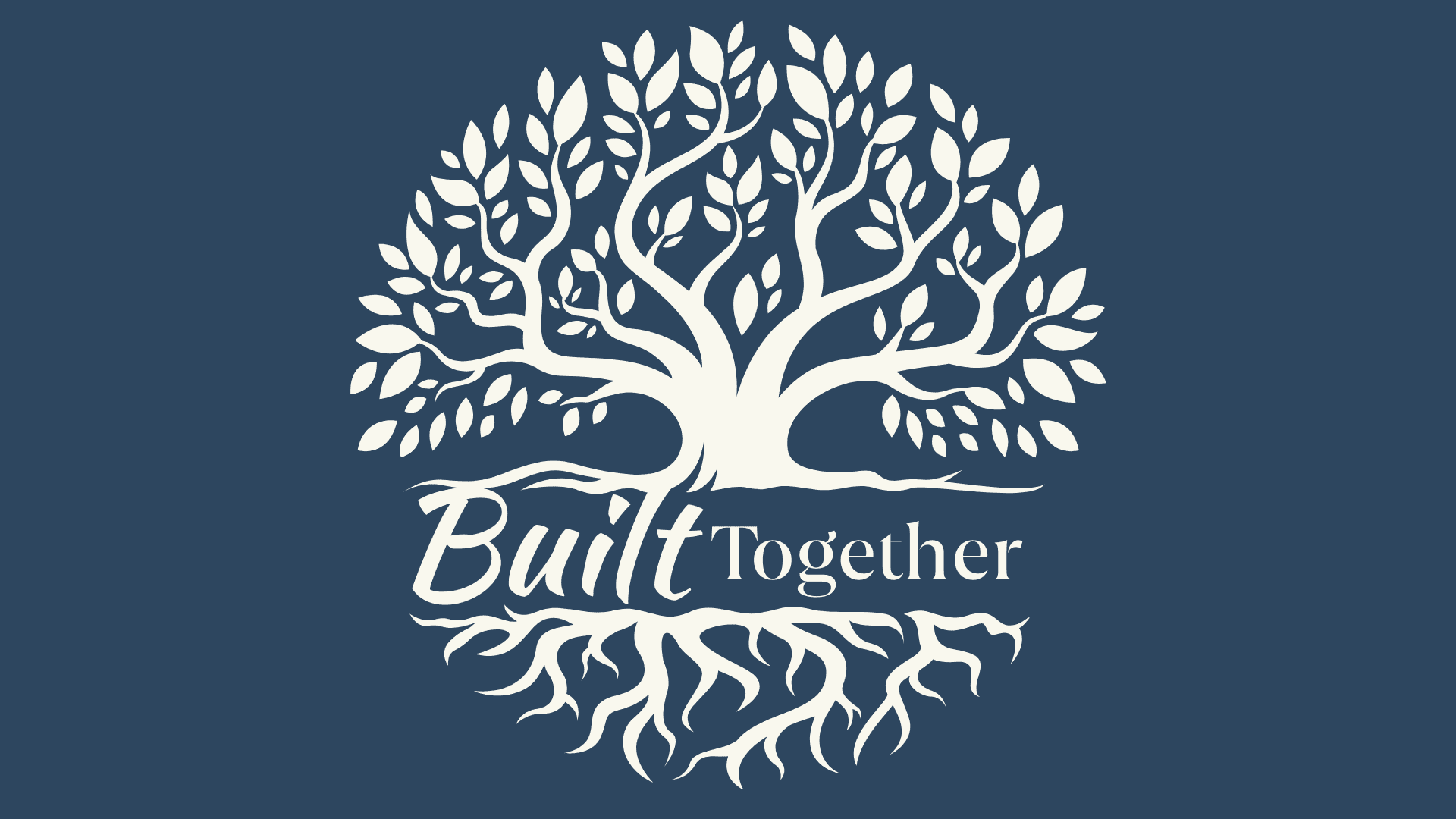 Built Together sermon series graphic at Urban Refuge Church in Minneapolis, MN