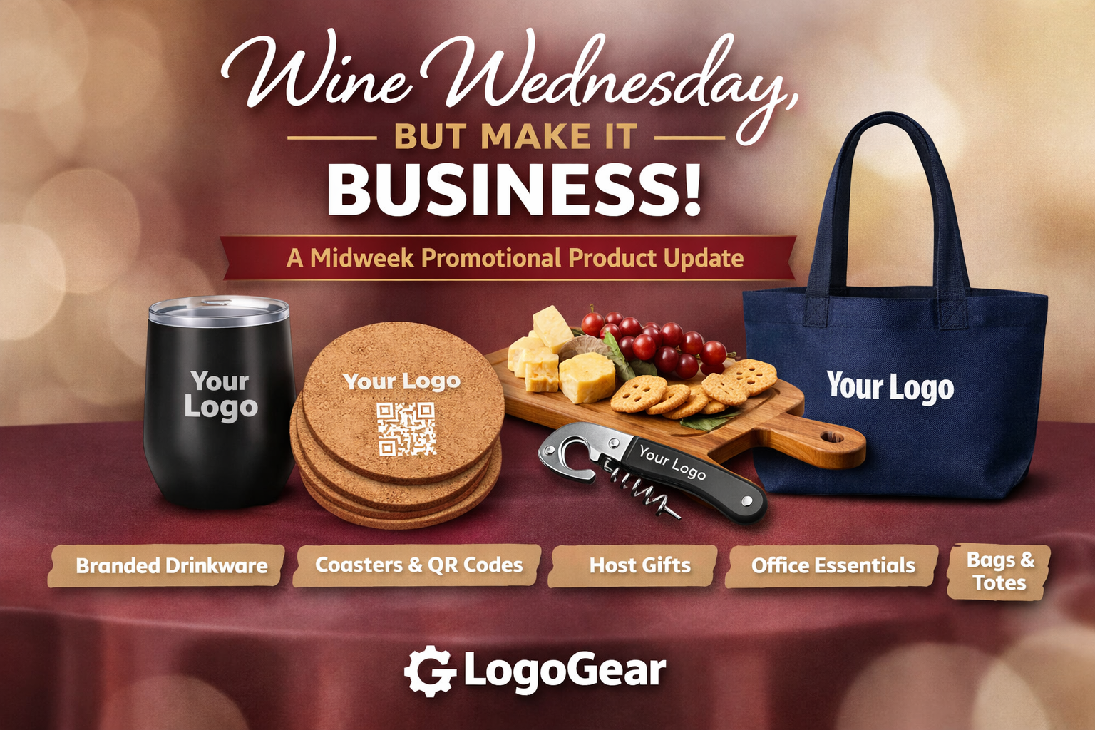 Wine Wednesday, But Make It Business: A Midweek Promotional Product Update
