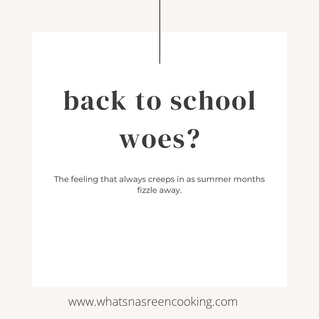 Does anyone else notice a change in how they feel as summertime comes to a close and back to school is right around the corner? I certainly do. While I do enjoy the routine that back to school brings, mealtimes can be hard.  Deciding what to make to 