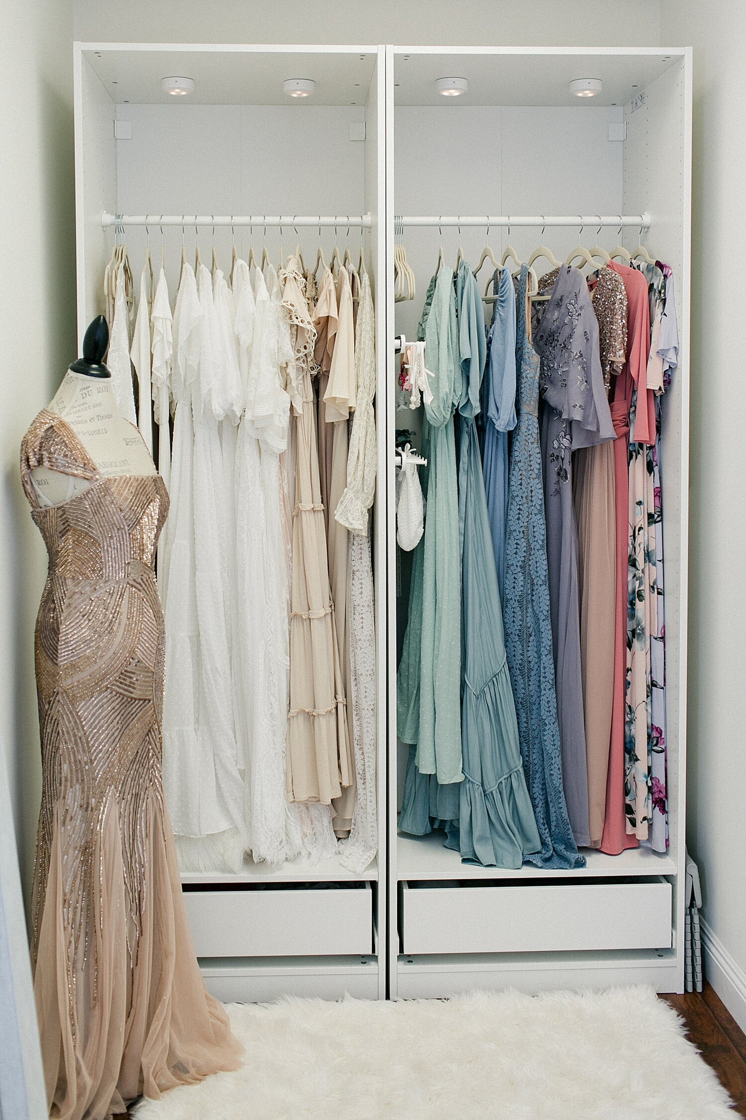 Client wardrobe dresses provided by Newport Beach photographer, Ambre Williams Photography.