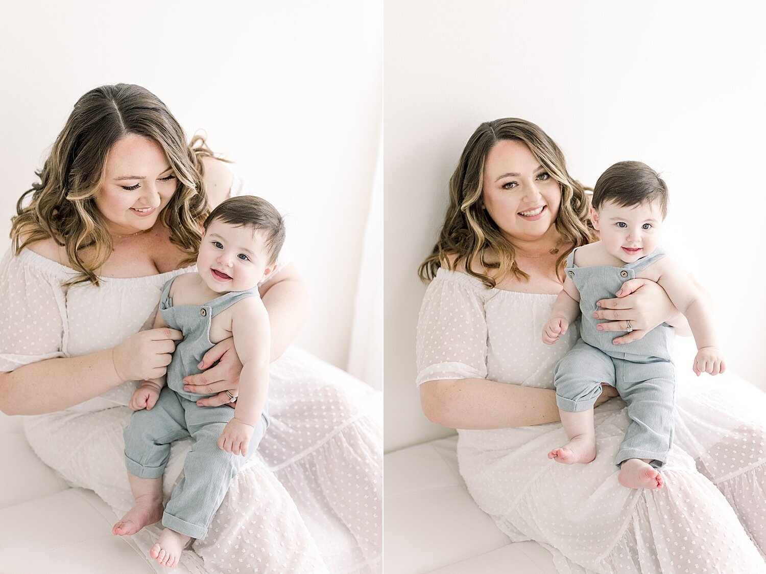 Mother-son photos during six month photoshoot with Ambre Williams Photography in Newport Beach, CA.