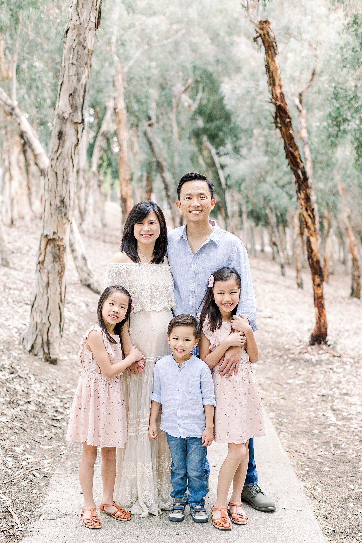 Family Maternity Session in Lake Forest, CA. Photos by Orange County Maternity Photographer, Ambre Williams Photography.