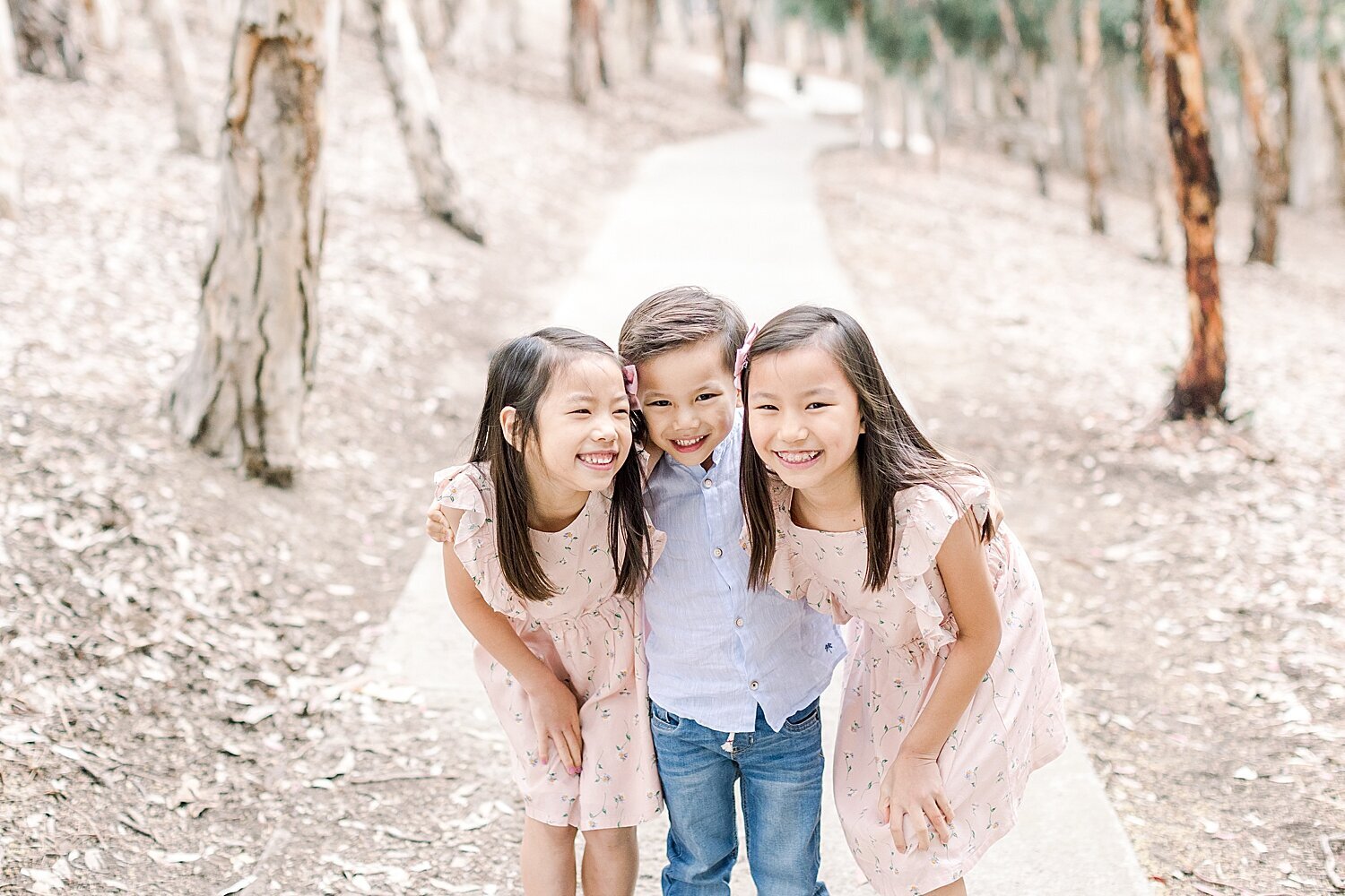 Outdoor family session at Serrano Creek Park in Orange County, CA. Photo by Ambre Williams Photography.