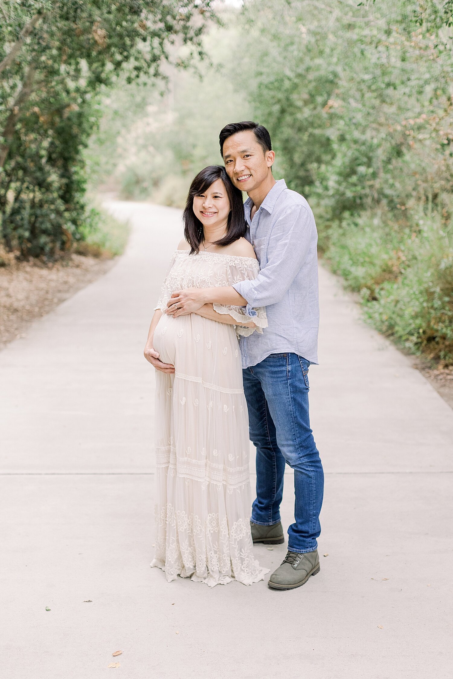 Maternity session at Serrano Creek Park in Orange County, CA. Photo by Ambre Williams Photography.