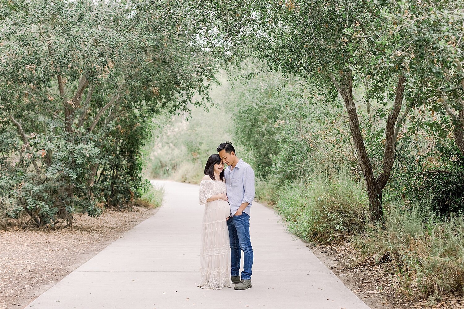 Maternity session at Serrano Creek Park in Orange County, CA. Photo by Ambre Williams Photography.