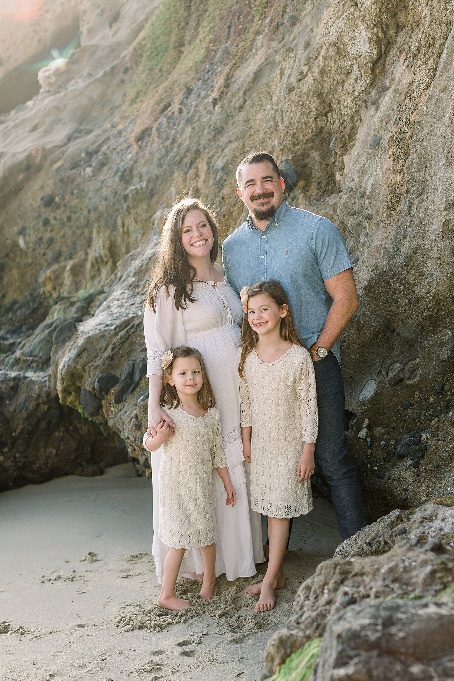 Family photos at Corona del Mar | Ambre Williams Photography