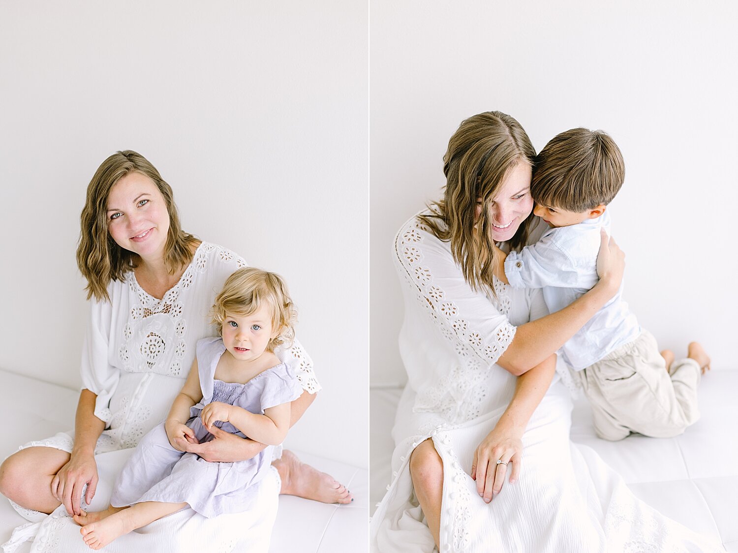 Mom with her son and daughter | Ambre Williams Photography