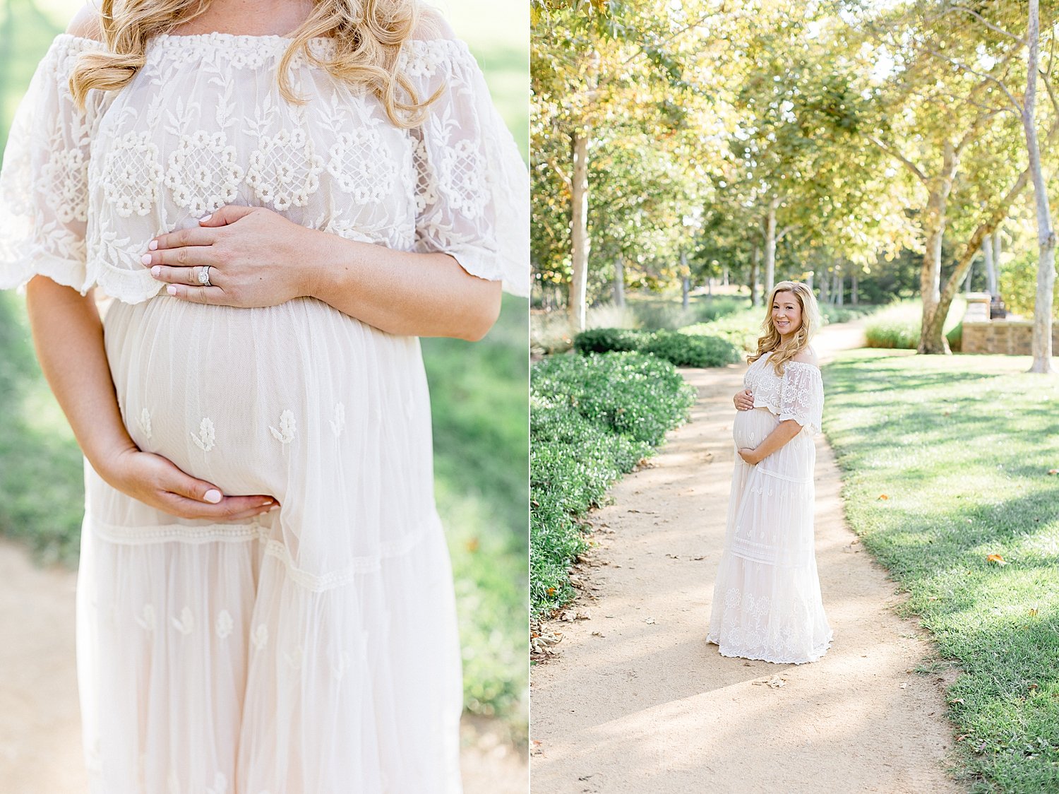 Sunset maternity session at the Jeffrey Trail. Photo by Ambre Williams Photography.