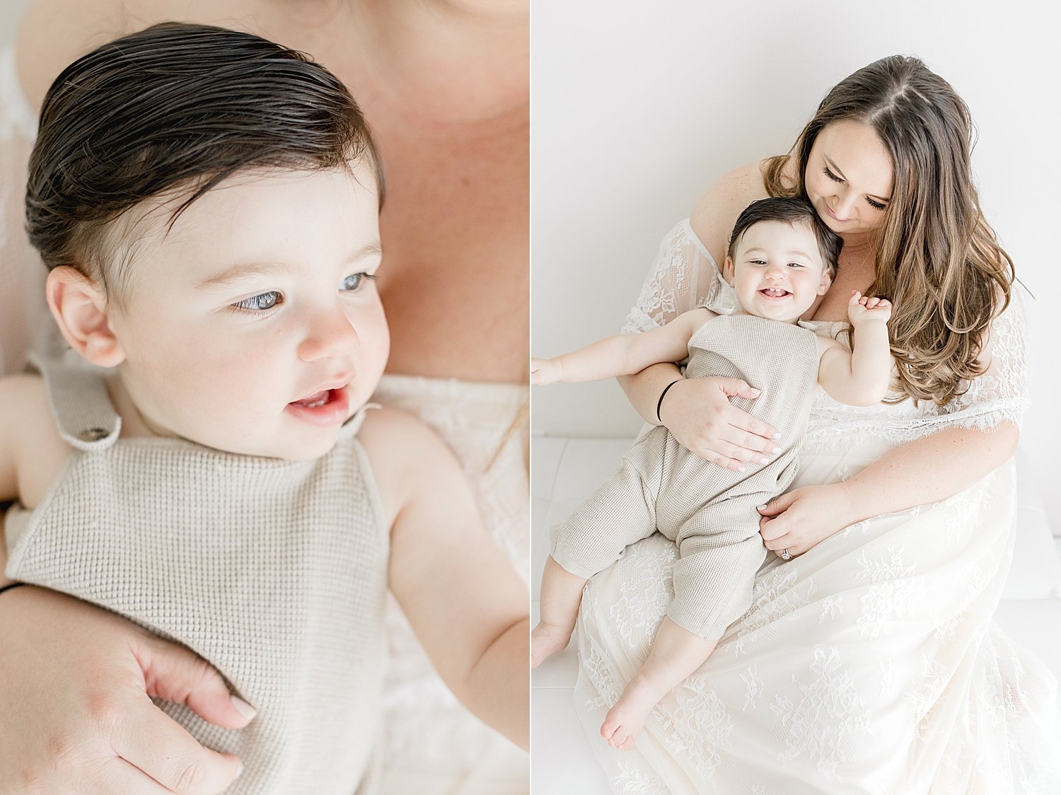 Mom with one year old son | Ambre Williams Photography